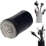 TKB5060-4x Neopreenist kaablitoru Velcro kinnitusega korduvkasutatav kaablikorraldaja kaablikanal kaablikate Kaablihaldur Arvuti kodukino kontori kaablihaldur, 4 m kogupikkusega, 4 m kogupikkusega, 4 m kogupikkusega