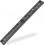 LEFTFOTO 400mm Extended Quick Release Double Dovetail Rail Universal QR Plate with ARRI Positioning Hole 1/4" and 3/8" Thread Cold Shoe for Mirrorless