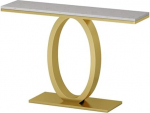 Console Sofa Modern Console Table Entrance Table Sofa Table Console Tables for Entryway Hallway Table Contemporary Accent Table for Living Room Hallway Foyer (Gold, 100