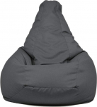 ARKETICOM 68 Sessantotto Bean Bag with Removable Cover Large Indoor Made in Italy 70 x 90 cm Graphite Grey