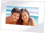 Trevi DPL 2210 7" valge digitaalne pildiraam - digitaalsed pildiraamid (7 tolli), 480 x 234 pikslit, LED, 16:10, JPG, MMC,SD)