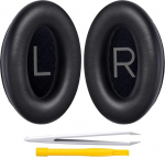 Asendatavad k&otilde;rvapadjad Bose QuietComfort 45 (QC45)/Quiet Comfort (QC SE)/Uue QuietComfort Wireless Over-Ear k&otilde;rvaklappide asenduspadjad pehmema naha ja paksema m&auml;luvahuga