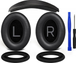 SOULWIT k&otilde;rvapadjad + peapael + silikoonist k&otilde;rvapadjad kaitsekate, asenduskomplekt Bose QuietComfort 45 (QC45)/QuietComfort SE (QC SE)/Uue Quiet Comfort juhtmevabad k&otilde;rvaklapid