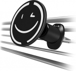 Magnetiline telefonihoidja autole Smiley Face Universaalne auto telefonihoidja &otilde;huventilaatori jaoks auto tarvikud telefoni hoidja Super tugev Magsafe ja v&auml;ga tugev konksuga
