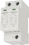 Wengart &uuml;lepingekaitse seade WG-7T, T1+T2 taseme kaitse, limp7kA 20-40kA AC275V, kodumajapidamiste &uuml;lepingekaitse, DIN r&ouml;&ouml;pmel paigaldamine (2P)