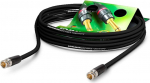 Suvine koaksiaalkaabel BNC 75&Omega; HD/3G/6G/12G-SDI / 4K-UHD SC-Vektor 0.8/3.7 BNC/BNC NBNC75BLP9X Neutrik Black (40m) Made in Germany