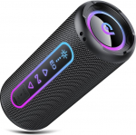 Bluetooth-k&otilde;lar koos valgusega, 30 W muusikakast Bluetooth 5.4 kahekordse bassik&otilde;lariga, 30H akukarbid, TWS sidetava stereoh&auml;&auml;lega, IPX7 veekindel, AUX / TF, kaasaskantav k&otilde;lar peo jaoks v&auml;ljas reisimiseks