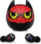 Juhtmevabad k&otilde;rvaklapid lastele Bluetooth m&uuml;ravastased IPX5 veekindlad k&otilde;rvaklapid mikrofoniga Subwoofer Touch Red Cartoon laadimiskarp pakub t&auml;iendavalt 32 tundi