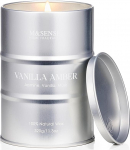 M&SENSE Vanilla Amber l&otilde;hnak&uuml;&uuml;nlad klaasist sojavaha k&uuml;&uuml;nlad 320 g 70 tundi kauakestev p&otilde;lemine Vanilla l&otilde;hnak&uuml;&uuml;nlad Aroomik&uuml;&uuml;nlad kingitus j&otilde;uludeks MSTC0116S Vanilla Amber