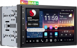 7-tolline DAB+ Android autoradio Double Din, AI Agent & AI Vision, kuldse tunni hoiatus, parkimiskaitsja, 8G + 128G, 4G LTE, 7.1.2 Audio, 4V RCA, HDMI sisend, Wireless Carplay & Android Car