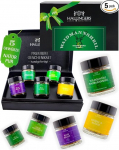 Hallingers Genuss Manufaktur Wild Barbecue Spices Gift Set - 5 v&uuml;rtsikat v&uuml;rtsi uluki- ja grillroogade jaoks elegantses kinkekarbis, v&uuml;rtsikomplekt "Waidmannsheil", kingiidee jahimeestele, ka j&otilde;uludeks.