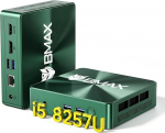 BMAX B6 Turbo Mini PC Intel Core i5-8257U 3.9GHz, 16GB DDR4 512GB NVMe SSD mikroarvuti, 4K@60Hz Dual Display HDMI+DP, Win11 Pro, TPM2.0, Wi-Fi 6/BT5.2/LAN, lauaarvuti kontorisse/kodu/&auml;rile