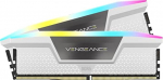 Corsair VENGEANCE RGB DDR5 RAM 32GB (2x16GB) 6200MHz CL36 Intel XMP iCUE &uuml;hilduv arvutim&auml;lu - valge (CMH32GX5M2B6200C36W)