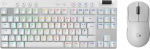 Logitech G PRO X SUPERLIGHT 2 LIGHTSPEED traadita m&auml;nguhiir, USB-C laadimine, PC ja Mac + PRO X TKL LIGHTSPEED traadita m&auml;nguklaviatuur, ilma numbrilise klaviatuurita, PBT klaviatuurid (saksa QWERTZ), valge
