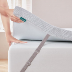 Super King Size Matratsi Topper Extra Firm Memory Foam Matratsi Topper 7cm Grey koos masinpesuga bambuskiudude kattega