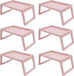 6 Pack Folding Tray, Mini Folding Table Tray koju, voodis s&ouml;&ouml;miseks, diivanile, s&uuml;learvutitele, peole, t&auml;iuslik diivanile ja voodile.