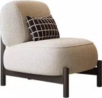 Diivan Nordic Simple Cream Style Single Diivan Chair Kodune elutuba Lazy Lambskin V&auml;ikesed diivanid diivanid elutuppa (A)