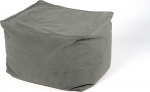 chilly pilley Pouf Armchair Stool Bean Bag Seat Velvet Knitted Stool Seat Pouf Floor Cushion Seat Cushion Stool Footstock Many Colours (Grey)