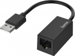 Hama USB Ethernet adapter kiire Ethernet 10/100Mbps v&otilde;rguadapter, mis &uuml;hildub Windows ja Mac arvutite, s&uuml;learvutite ja tahvelarvutite jaoks.