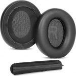 Space Q45 k&otilde;rvapadjad ja peapaela kate, mis &uuml;hildub Soundcore by Anker Space Q45 Adaptive Active Headphones k&otilde;rvapadjad (proteiinnahk / m&auml;luvaht) peapaela padi koos kangaga