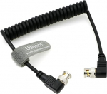 Uonecn HD SDI kaabel RG179 koaksiaal BNC mees-mees Blackmagic BMCC BMPC Hyperdeck kaameratele 75 Ohm (spiraalkaabel)