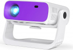 Wielio 2025 Uus uuendatud Full HD 1080P projektor, 20000 luumenit, 4K tugi, Android 11, WiFi 6 & Bluetooth 5.2, automaatne keystone korrektsioon (tumelilla)