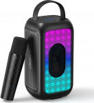Bobtot Kaasaskantav Bluetooth-k&otilde;lar, juhtmevaba, 16 tundi taasesitusaega, v&auml;ike karaokemasin, laulumasin (1 mikrofoniga)