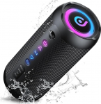 Bluetooth-k&otilde;lar koos valgusega, 30 W muusikakast, kaasaskantav Bluetooth-kast IPX7 veekindlalt, kaks bassik&otilde;larit, 30 sekundit akut, RGB tuled, TWS sidumine, AUX, TF kaart, sobib &otilde;ue/peole/reisile