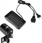 Estink 180 W Sewing Machine Foot Switch Pedal, Foot Pedal Controller, Sewing Machine Motor, Foot Control Controller 10000 rpm, with CCW Foot Switch Pedal