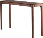 Konsolentisch Holz mit Schubladen, Console Table mit Abgerundeten Ecken, Geeignet f&uuml;r Flur und Wohnzimmer(Brown,80x35x80CM/31x14x31IN)