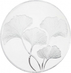 Kohamattide komplekt 4 pesemisv&otilde;imeline, &uuml;mmargune metalse Ginkgo mustriga, kuumakindlad kohamatid k&ouml;&ouml;ki, s&ouml;&ouml;gilauale, hotelli, kohamatid, 38 x 38 cm, valge h&otilde;bedane