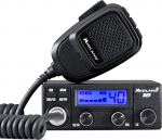 Midland 18 CB-raadio LCD-ekraaniga, VOX k&auml;ed-vabad funktsiooniga, 12 V &uuml;hendus, multistandard, S-meeter, RF v&otilde;imendi, autole ja veoautole, musta v&auml;rvi