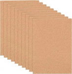 LKXHarleya 10 Pcs A4 Cork Sheets 30x21cm 2mm Thick Rectangle Cork Board Cork Board for Wall Decoration Party DIY
