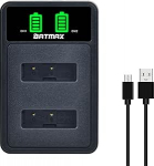 Batmax Rapid NP-BX1 LCD Dual Built-in USB akulaadija Sony NP-BX1/M8 ja Sony RX100 VII VI VA V IV III II, RX1 RX1R RX1RII CX405 CX440 HX99 HX95 HX350 HX400V WX500 WX350 HDR-CX405 jaoks.