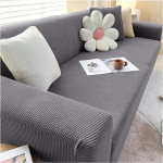 Jacquard elastne diivanikate Stretch diivanikate L kuju Diivan Slipcover nurgakate elutoa 1/2/3/4 istekoha jaoks (tumehall, XL (235-300cm))
