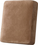 Velvet Stretch Diivan Padi Cover Plush Padi Cover Kaitsekate tooli padjadele M&ouml;&ouml;bli kaitse istmepadi diivanikate elastse p&otilde;hjaga pestav (1 Pack, Camel)