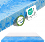 MKS Dream Comfort Gel Foam Topper 140 x 200,5 cm Gel Topper madratsitele, M&auml;luvaht H3/H4 ergonoomilise kuju, r&otilde;hku leevendava efekti ja hingava kattega.