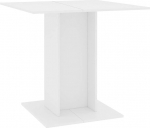 vidaXL s&ouml;&ouml;gilaud K&ouml;&ouml;gilaud s&ouml;&ouml;gitoa laud S&ouml;&ouml;gilaud restoranis s&ouml;&ouml;gituba k&ouml;&ouml;k elutuba valge 80 x 80 x 75 cm puidust materjalist