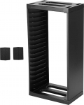 Ejoyous Game Disc Storage Tower, 19221 CD riiul CD Storage Rack Double Layer Shelf Stand Organiser Universal Game Disc Holder Stand Organiser for Slim Pro