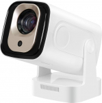 DCHAV Tragbarer Drahtloser Projektor (HY260PRO) - 4K Video-Decodierung, Android 11, 180&deg; Verstellstand, 1080p Aufl&ouml;sung, Outdoor-Heimkino, Kompatibel mit Smartphone/Laptop/PS5