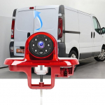 Tagantvaate kaamera Renault Trafic 2001-2014/Opel Combo 2001-2011/Vauxhall Vivaro 2001-2014 kolmas pidurituli IR &ouml;ise n&auml;gemise veekindel reguleeritava nurga ja tagurdusjoonega