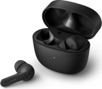 Philips k&otilde;rvaklapid, pritsme- ja higikindlus, Bluetooth, kuni 18 tundi m&auml;nguaega, pehme silikoonist k&otilde;rvaklapid 3 suuruses, sisseehitatud mikrofon, klassikaline disain ja mugav istuvus TAT2206BK/00, mustad