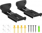 notiela Soundbar seinakinnitus Samsungi, Bose, Vizio, LG, Sony jaoks. Soundbar Bracket reguleeritava s&uuml;gavusega 3,5-6,3 tolli Soundbar Mounts Under TV koormus kuni 38 lbs.