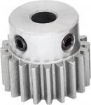 Antriebsrad aus Karbonstahl, 1M18T, Stirnradbohrung, suurus 6/8/10 mm, Mini-Motorgetriebe, kohlenstoffarmer Stahl, Material: Metallgetriebe f&uuml;r Motor (suurus: 6 mm, Farbe: 18 Z&auml;hne)