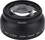 Wide Angle Macro Lens Camera 52mm 0.45x Magnification Universal Conversion Lens Professional Optical Glass Camera Close-up Lens for for 52mm