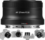 7artisans AF 27 mm F2.8 Z Lens Auto Focus Lens APS-C Frame for Z-Mount Cameras APS-C Model, Z50, ZFC, Z30, Camera Settings, APS-C Mode: Z5, Z6, Z7, Z6II, Z7I, Z9, Z8, ZF