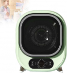 Portable Condenser Tumble Dryer - 0.8kg Load Capacity - Compact Wall Mounted Mini Spin Dryer for Countertop Use - Efficient 5kg Capacity for Small Spaces