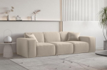 Fun M&ouml;bel CELES Premium 3-kohaline disainsofa kangast Opera Velvet (beež)