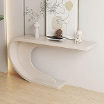 Moderner Konsolentisch im Industriestil f&uuml;r den Eingangsbereich, schmaler Akzenttisch f&uuml;r Flur und Wohnzimmer, vielseitiger Beistelltisch f&uuml;r Foyer und Korridor (valge viimistlus)