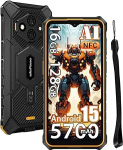 Ulefone Rugking 3 Pro v&auml;litingimustes kasutatavad mobiiltelefonid ilma lepinguta, 16GB + 128GB/2TB v&auml;litingimustes kasutatav nutitelefon Android 15, 48MP + 8MP, 6,56-tolline HD+ 120Hz, 5700mAh, IP68 veekindel mobiiltelefon, Dual SIM/4G/5G